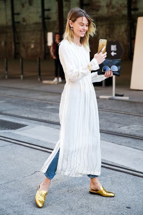 Flat Mules Streetstyle Inspiration - The Key ItemThe Key Item